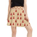 Red Christmas Tree Brown Waistband Skirt View1