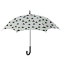 Green Christmas Trees White Hook Handle Umbrellas (Medium) View3