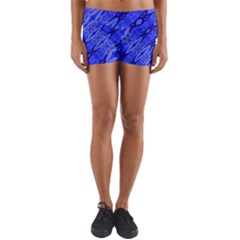 Abstract Tech Modern Pattern Yoga Shorts