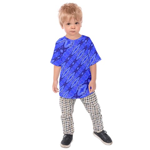 Abstract Tech Modern Pattern Kids  Raglan Tee by dflcprintsclothing