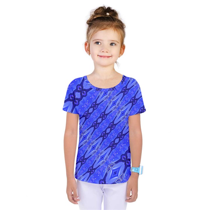 Abstract Tech Modern Pattern Kids  One Piece Tee