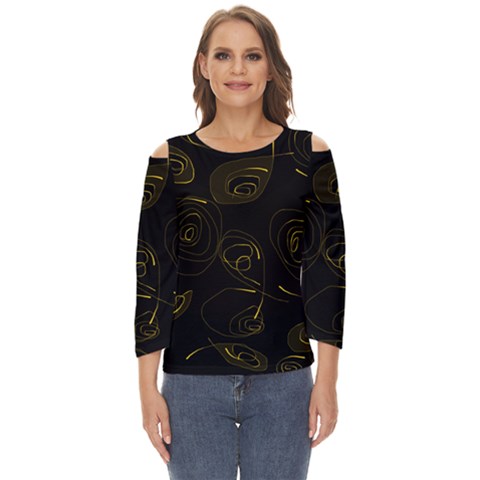 Fish 711 Cut Out Wide Sleeve Top by Mazipoodles