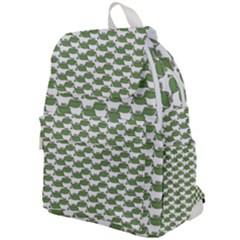 Funny Frog Cartoon Drawing Motif Pattern Top Flap Backpack by dflcprintsclothing