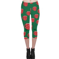 Christmas Coffee Capri Leggings 