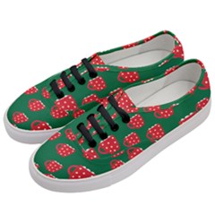 Christmas Coffee Women s Classic Low Top Sneakers by designsbymallika