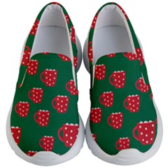 Christmas Coffee Kids Lightweight Slip Ons by designsbymallika