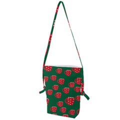 Christmas Coffee Folding Shoulder Bag