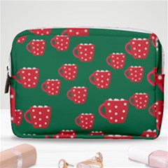 Christmas Coffee Make Up Pouch (medium)