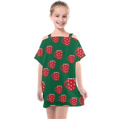 Christmas Coffee Kids  One Piece Chiffon Dress by designsbymallika