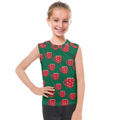 Christmas Coffee Kids  Mesh Tank Top