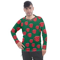 Christmas Coffee Men s Pique Long Sleeve Tee