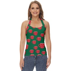 Christmas Coffee Basic Halter Top