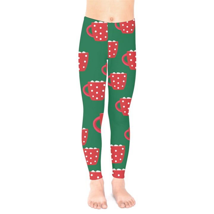 Christmas Coffee Kids  Classic Winter Leggings