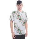 Background Ornamental Pattern Graphic Seamless Men s Polo Tee View1