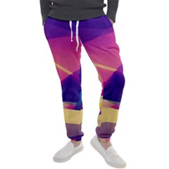 Abstract Geometric Landscape Art 3d Render Men s Jogger Sweatpants by Pakemis