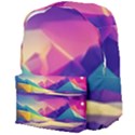 Abstract Geometric Landscape Art 3d Render Giant Full Print Backpack View4