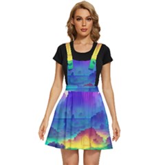 Abstract Geometric Landscape Art 3d Apron Dress by Pakemis