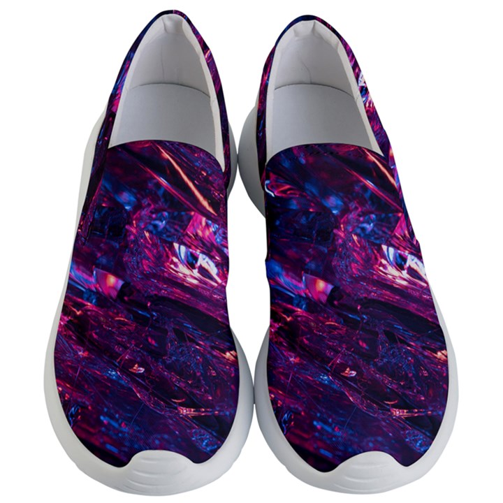 Space Futuristic Shiny Abstraction Women s Lightweight Slip Ons