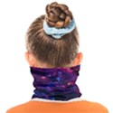 Space Futuristic Shiny Abstraction Face Covering Bandana (Kids) View2