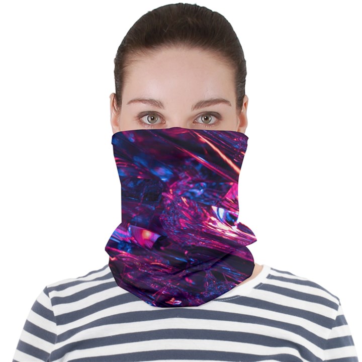 Space Futuristic Shiny Abstraction Face Seamless Bandana (Adult)