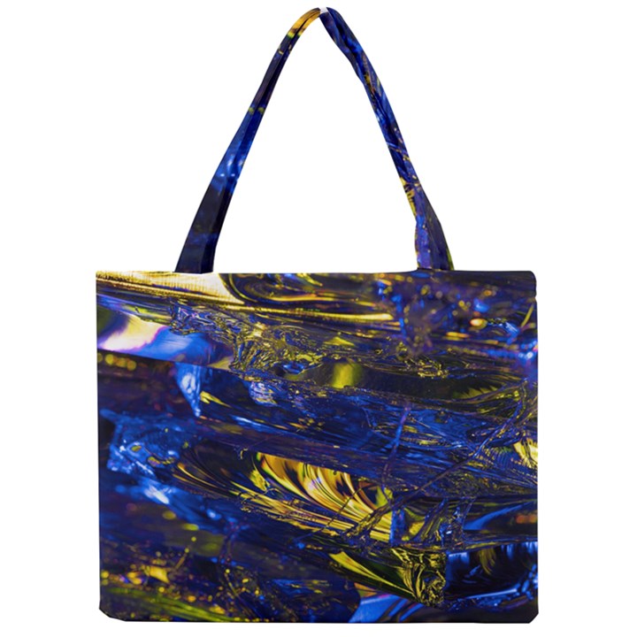 Space Futuristic Shiny Abstraction Flash Colorful Mini Tote Bag