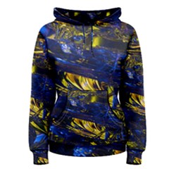 Space Futuristic Shiny Abstraction Flash Colorful Women s Pullover Hoodie by Pakemis