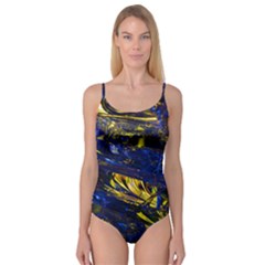 Space Futuristic Shiny Abstraction Flash Colorful Camisole Leotard  by Pakemis