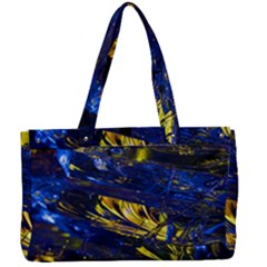 Space Futuristic Shiny Abstraction Flash Colorful Canvas Work Bag by Pakemis