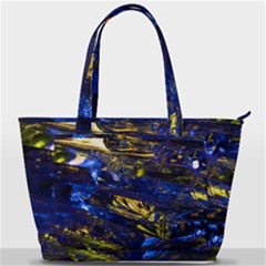 Space Futuristic Shiny Abstraction Flash Colorful Back Pocket Shoulder Bag  by Pakemis