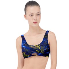 Space Futuristic Shiny Abstraction Flash Colorful The Little Details Bikini Top by Pakemis