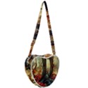 Abstract Texture Forest Trees Fruits Nature Leaves Heart Shoulder Bag View2