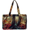 Abstract Texture Forest Trees Fruits Nature Leaves Canvas Work Bag View1