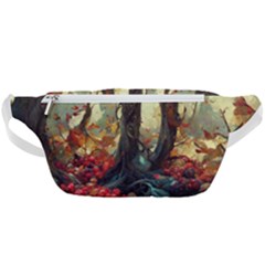 Abstract Texture Forest Trees Fruits Nature Leaves Waist Bag  by Pakemis