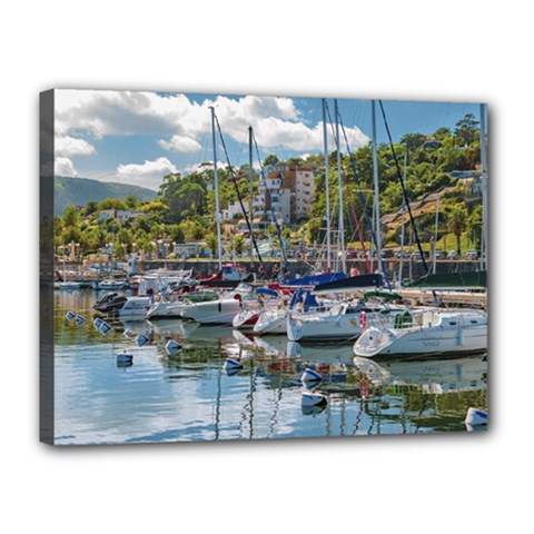 Piriapolis City Port, Maldonado, Uruguay Canvas 16  X 12  (stretched)