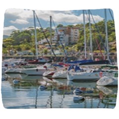 Piriapolis City Port, Maldonado, Uruguay Seat Cushion by dflcprintsclothing