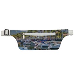 Piriapolis City Port, Maldonado, Uruguay Active Waist Bag by dflcprintsclothing