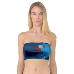 Background Abstract Design Blue Bandeau Top by Ravend