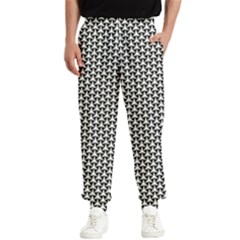 Abstract Background Pattern Geometric Men s Elastic Waist Pants by Ravend