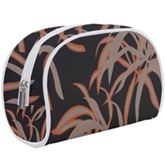 Leaf Leaves Pattern Print Make Up Case (large) by Ravend