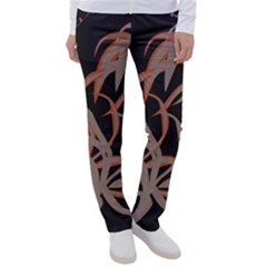 Leaf Leaves Pattern Print Women s Casual Pants by Ravend