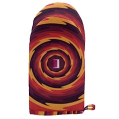 Illustration Door Abstract Concentric Pattern Microwave Oven Glove by Ravend