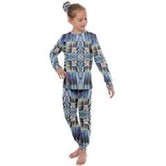 Modern Art Abstract Pattern Kids  Long Sleeve Set  by Ravend