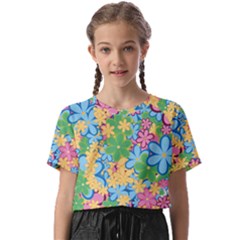 Flower Spring Background Blossom Kids  Basic Tee by Ravend