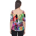 Social Media Interaction Woman Cutout Shoulder Tee View2