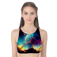 Abstract Galactic Tank Bikini Top by Ravend