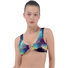 Abstract Galactic Ring Detail Bikini Top by Ravend