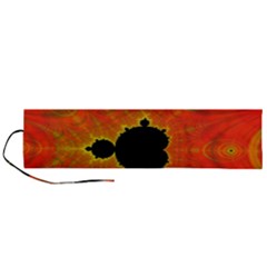 Fractal Mandelbrot Set Pattern Art Roll Up Canvas Pencil Holder (l) by Ravend