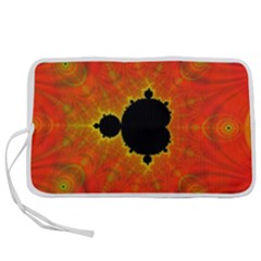 Fractal Mandelbrot Set Pattern Art Pen Storage Case (m) by Ravend