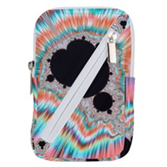 Fractal Abstract Background Belt Pouch Bag (small) by Ravend