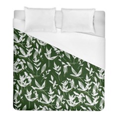 Leaves Pattern Wallpaper Watercolor Duvet Cover (full/ Double Size)